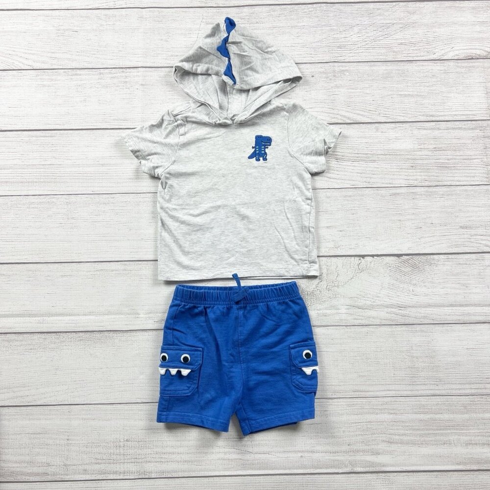 Children’s Place Bundles Hoodie Dinosaur Outfit - Picture 2 of 4